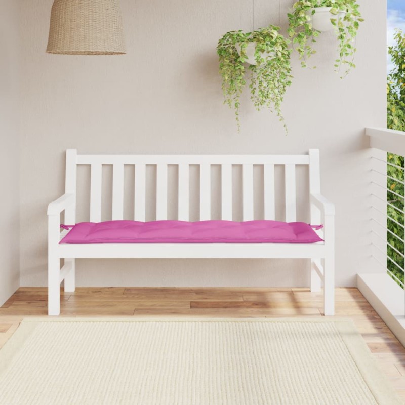 Gartenbank-Auflage Rosa 150x50x7 cm Oxford-Gewebe Gartenbank-Auflage Rosa 150x50x7 cm Oxford-Gewebe