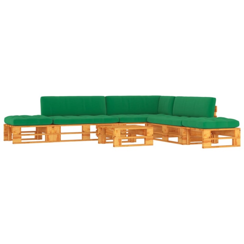 vidaXL 6-tlg. Paletten-Lounge-Set Honigbraun Imprägniertes Kiefernholz vidaXL 6-tlg. Paletten-Lounge-Set Honigbraun Imprägniertes Kiefernholz
