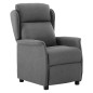 vidaXL Relaxsessel Elektrisch Hellgrau Stoff vidaXL Relaxsessel Elektrisch Hellgrau Stoff