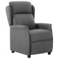 vidaXL Relaxsessel Elektrisch Hellgrau Stoff vidaXL Relaxsessel Elektrisch Hellgrau Stoff