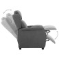 vidaXL Relaxsessel Elektrisch Hellgrau Stoff vidaXL Relaxsessel Elektrisch Hellgrau Stoff
