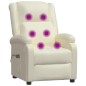 vidaXL Massagesessel Elektrisch Weiß Kunstleder vidaXL Massagesessel Elektrisch Weiß Kunstleder
