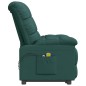 vidaXL Elektrischer Massagesessel Dunkelgrün Stoff vidaXL Elektrischer Massagesessel Dunkelgrün Stoff