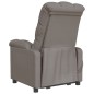 vidaXL Massagesessel Elektrisch Taupe Stoff vidaXL Massagesessel Elektrisch Taupe Stoff