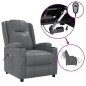 vidaXL Massagesessel Elektrisch Anthrazit Kunstleder vidaXL Massagesessel Elektrisch Anthrazit Kunstleder