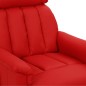 vidaXL Massagesessel mit Aufstehhilfe Weinrot Kunstleder vidaXL Massagesessel mit Aufstehhilfe Weinrot Kunstleder