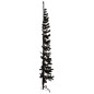vidaXL Künstlicher Halb-Weihnachtsbaum Ständer Schlank Schwarz 210 cm vidaXL Künstlicher Halb-Weihnachtsbaum Ständer Schlank Schwarz 210 cm