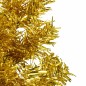 vidaXL Künstlicher Halb-Weihnachtsbaum mit Ständer Schlank Gold 120 cm vidaXL Künstlicher Halb-Weihnachtsbaum mit Ständer Schlank Gold 120 cm