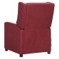 vidaXL Massagesessel mit Aufstehhilfe Weinrot Stoff vidaXL Massagesessel mit Aufstehhilfe Weinrot Stoff