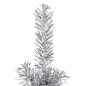 vidaXL Künstlicher Halb-Weihnachtsbaum Ständer Schlank Silbern 180 cm vidaXL Künstlicher Halb-Weihnachtsbaum Ständer Schlank Silbern 180 cm