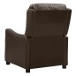 vidaXL Massagesessel mit Aufstehhilfe Glänzend Braun Kunstleder vidaXL Massagesessel mit Aufstehhilfe Glänzend Braun Kunstleder
