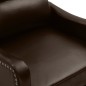 vidaXL Massagesessel mit Aufstehhilfe Glänzend Braun Kunstleder vidaXL Massagesessel mit Aufstehhilfe Glänzend Braun Kunstleder