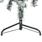 vidaXL Künstlicher Halb-Weihnachtsbaum mit Schnee Schlank 120 cm vidaXL Künstlicher Halb-Weihnachtsbaum mit Schnee Schlank 120 cm