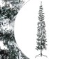 vidaXL Künstlicher Halb-Weihnachtsbaum mit Schnee Schlank 180 cm vidaXL Künstlicher Halb-Weihnachtsbaum mit Schnee Schlank 180 cm