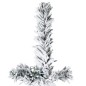 vidaXL Künstlicher Halb-Weihnachtsbaum mit Schnee Schlank 180 cm vidaXL Künstlicher Halb-Weihnachtsbaum mit Schnee Schlank 180 cm