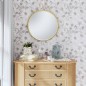 vidaXL Tapete 3D Blumenmuster Grau vidaXL Tapete 3D Blumenmuster Grau