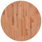 vidaXL Tischplatte Ø60x4 cm Rund Massivholz Buche vidaXL Tischplatte Ø60x4 cm Rund Massivholz Buche