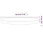 vidaXL Tischplatte Ø60x4 cm Rund Massivholz Buche vidaXL Tischplatte Ø60x4 cm Rund Massivholz Buche
