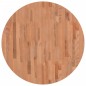 vidaXL Tischplatte Ø80x4 cm Rund Massivholz Buche vidaXL Tischplatte Ø80x4 cm Rund Massivholz Buche