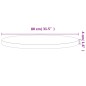 vidaXL Tischplatte Ø80x4 cm Rund Massivholz Buche vidaXL Tischplatte Ø80x4 cm Rund Massivholz Buche