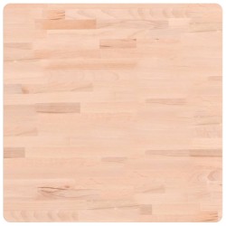 vidaXL Tischplatte 60x60x1,5 cm Quadratisch Massivholz Buche