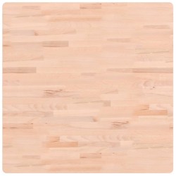 vidaXL Tischplatte 80x80x1,5 cm Quadratisch Massivholz Buche