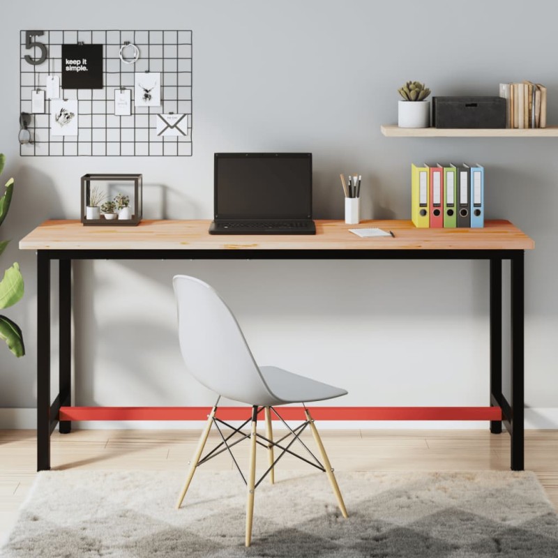 vidaXL Werkbankplatte 180x55x2,5 cm Massivholz Buche vidaXL Werkbankplatte 180x55x2,5 cm Massivholz Buche