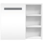 vidaXL Spiegelschrank mit LED-Beleuchtung Weiß 60x13x52 cm vidaXL Spiegelschrank mit LED-Beleuchtung Weiß 60x13x52 cm