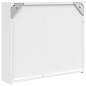 vidaXL Spiegelschrank mit LED-Beleuchtung Weiß 60x13x52 cm vidaXL Spiegelschrank mit LED-Beleuchtung Weiß 60x13x52 cm