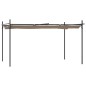 vidaXL Pergola mit Schiebedach Taupe 395x292x230 cm vidaXL Pergola mit Schiebedach Taupe 395x292x230 cm