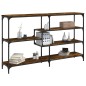 vidaXL Konsolentisch Räuchereiche 160x32x95 cm Holzwerkstoff vidaXL Konsolentisch Räuchereiche 160x32x95 cm Holzwerkstoff