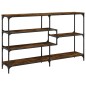 vidaXL Konsolentisch Räuchereiche 160x32x95 cm Holzwerkstoff vidaXL Konsolentisch Räuchereiche 160x32x95 cm Holzwerkstoff