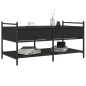 vidaXL Couchtisch Schwarz 99x50x50 cm Holzwerkstoff vidaXL Couchtisch Schwarz 99x50x50 cm Holzwerkstoff