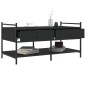 vidaXL Couchtisch Schwarz 99x50x50 cm Holzwerkstoff vidaXL Couchtisch Schwarz 99x50x50 cm Holzwerkstoff