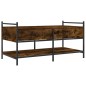 vidaXL Couchtisch Räuchereiche 99x50x50 cm Holzwerkstoff vidaXL Couchtisch Räuchereiche 99x50x50 cm Holzwerkstoff