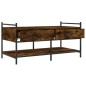 vidaXL Couchtisch Räuchereiche 99x50x50 cm Holzwerkstoff vidaXL Couchtisch Räuchereiche 99x50x50 cm Holzwerkstoff