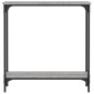 vidaXL Konsolentisch Grau Sonoma 75x22,5x75 cm Holzwerkstoff vidaXL Konsolentisch Grau Sonoma 75x22,5x75 cm Holzwerkstoff
