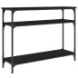 vidaXL Konsolentisch Schwarz 100x29x75 cm Holzwerkstoff vidaXL Konsolentisch Schwarz 100x29x75 cm Holzwerkstoff
