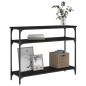 vidaXL Konsolentisch Schwarz 100x29x75 cm Holzwerkstoff vidaXL Konsolentisch Schwarz 100x29x75 cm Holzwerkstoff