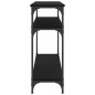 vidaXL Konsolentisch Schwarz 100x29x75 cm Holzwerkstoff vidaXL Konsolentisch Schwarz 100x29x75 cm Holzwerkstoff