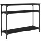 vidaXL Konsolentisch Schwarz 100x29x75 cm Holzwerkstoff vidaXL Konsolentisch Schwarz 100x29x75 cm Holzwerkstoff