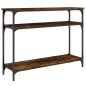 vidaXL Konsolentisch Räuchereiche 100x29x75 cm Holzwerkstoff vidaXL Konsolentisch Räuchereiche 100x29x75 cm Holzwerkstoff