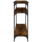vidaXL Konsolentisch Räuchereiche 100x29x75 cm Holzwerkstoff vidaXL Konsolentisch Räuchereiche 100x29x75 cm Holzwerkstoff