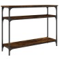 vidaXL Konsolentisch Räuchereiche 100x29x75 cm Holzwerkstoff vidaXL Konsolentisch Räuchereiche 100x29x75 cm Holzwerkstoff
