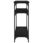 vidaXL Konsolentisch Schwarz 75x29x75 cm Holzwerkstoff vidaXL Konsolentisch Schwarz 75x29x75 cm Holzwerkstoff