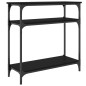 vidaXL Konsolentisch Schwarz 75x29x75 cm Holzwerkstoff vidaXL Konsolentisch Schwarz 75x29x75 cm Holzwerkstoff