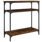 vidaXL Konsolentisch Räuchereiche 75x29x75 cm Holzwerkstoff vidaXL Konsolentisch Räuchereiche 75x29x75 cm Holzwerkstoff