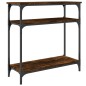 vidaXL Konsolentisch Räuchereiche 75x29x75 cm Holzwerkstoff vidaXL Konsolentisch Räuchereiche 75x29x75 cm Holzwerkstoff