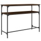vidaXL Konsolentisch Braun Eichen-Optik 100x35,5x75 cm Holzwerkstoff vidaXL Konsolentisch Braun Eichen-Optik 100x35,5x75 cm Holzwerkstoff