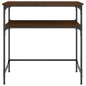 vidaXL Konsolentisch Braun Eichen-Optik 75x35,5x75 cm Holzwerkstoff